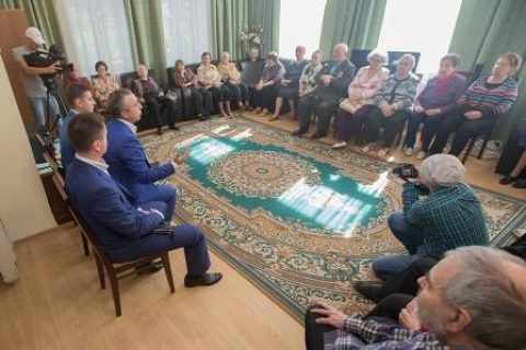 В центре социального обслуживания «Вера» города Видное начат цикл лекций по актуальным вопросам для пенсионеров
