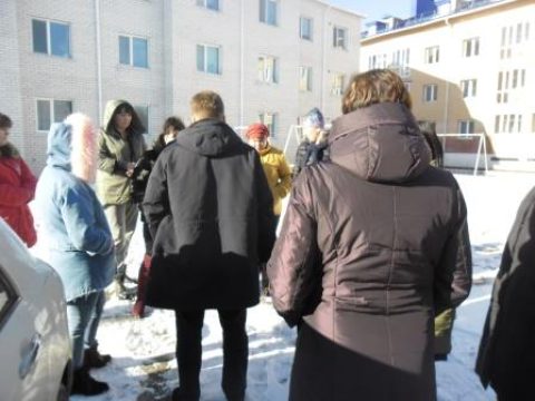 Встреча с жильцами «картонных» домов города Белогорска