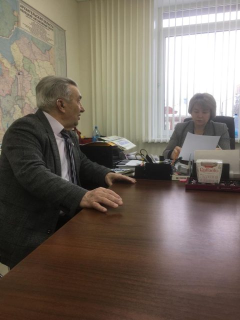 Рабочая встреча с руководителем «Фонда капитального ремонта Архангельской области».