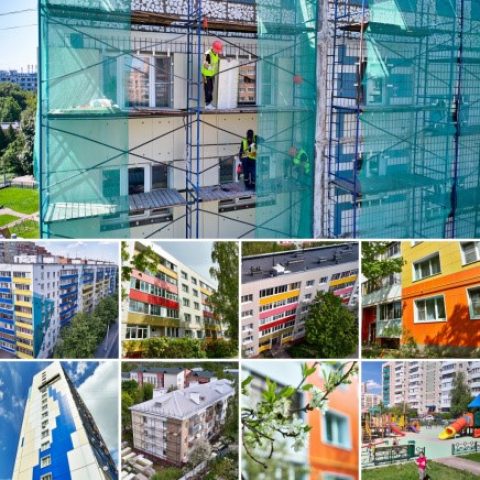 В Московской области в 2022 году выполнили капремонт 120 фасадов многоквартирных домов