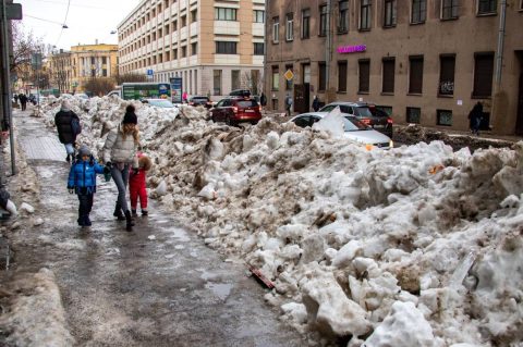 Парковка за уборку: в Госдуме предложили поощрять петербуржцев за помощь в борьбе со снегом